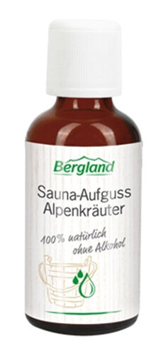 BERGLAND Saunaaufguss Konzentrat 50 ml - Alpenkr&auml;uter